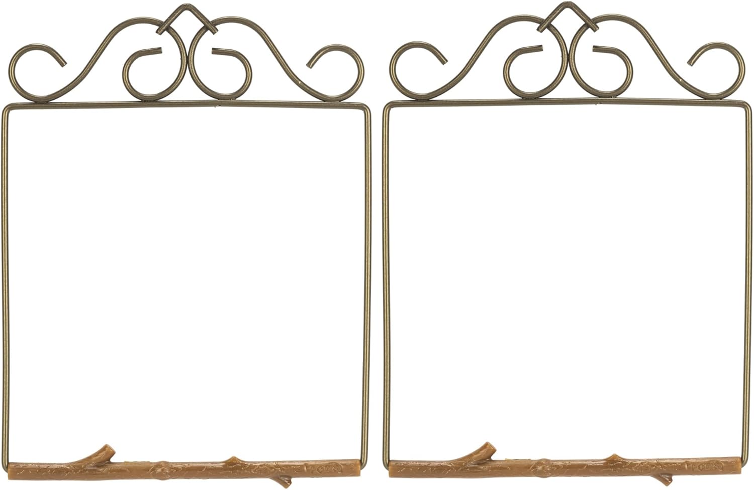 Pop's Birding Hummingbird Swing, USA Made Original Charm Humming Bird Swing for Outdoors (Original (Bronze), 2 Pack)