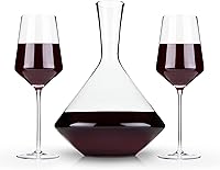 Vista 16 de Viski, copas de champaña de vidrio., Raye Burgundy copas, 9.5", Transparente