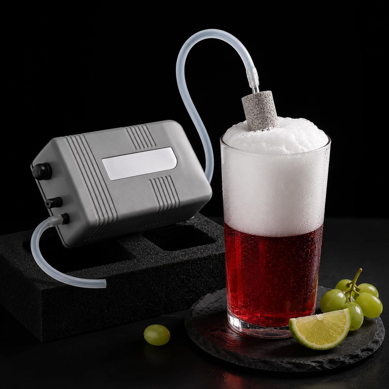 Máquina profesional de espuma molecular para cocinar gourmet y cócteles, generador de espuma culinaria para barbacoa, cobertura de bebidas y chapado