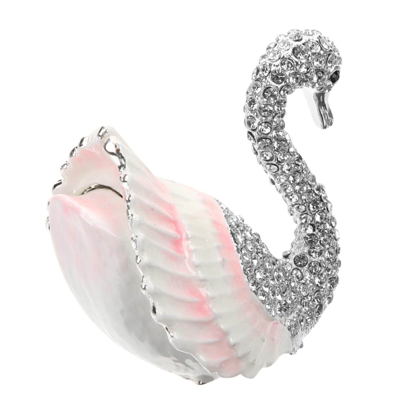 Boîte à bijoux cygne alliage coffret rangement pour anniversaire