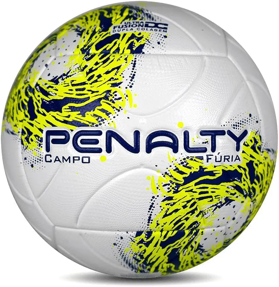 Bola de Futebol Campo Penalty Furia – Ideal para Grama Natural e Sintetica, Termofusionada