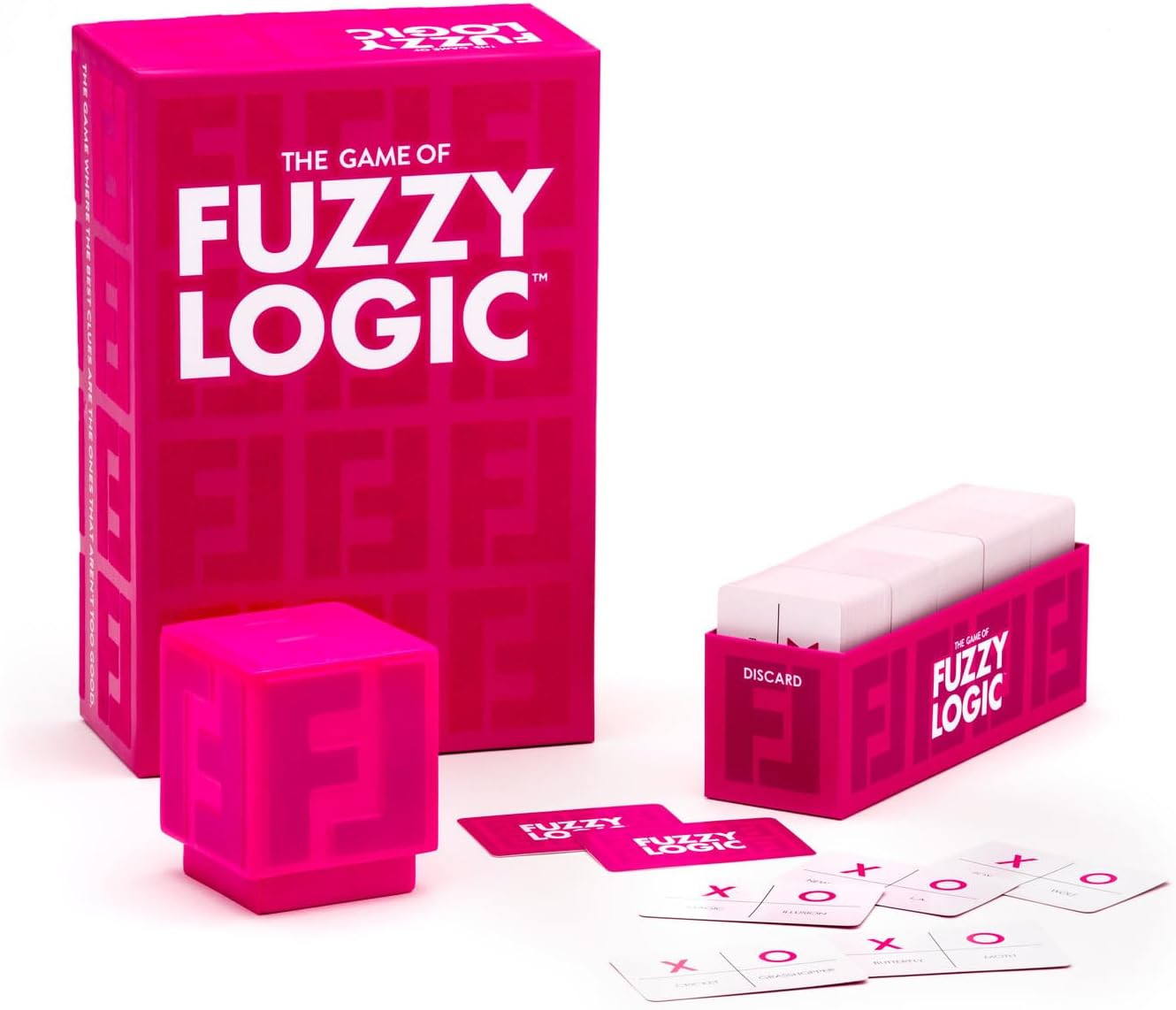 Fuzzy Logic Word Guessing Party Game – Funny Team-Based Card Game for Kids, Teens & Adults, Creative Clue & Strategy Game for Family Game Night, 4+ Players