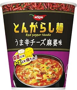 日清食品 日清のとんがらし麺 うま辛チーズ麻婆味 69g×12個