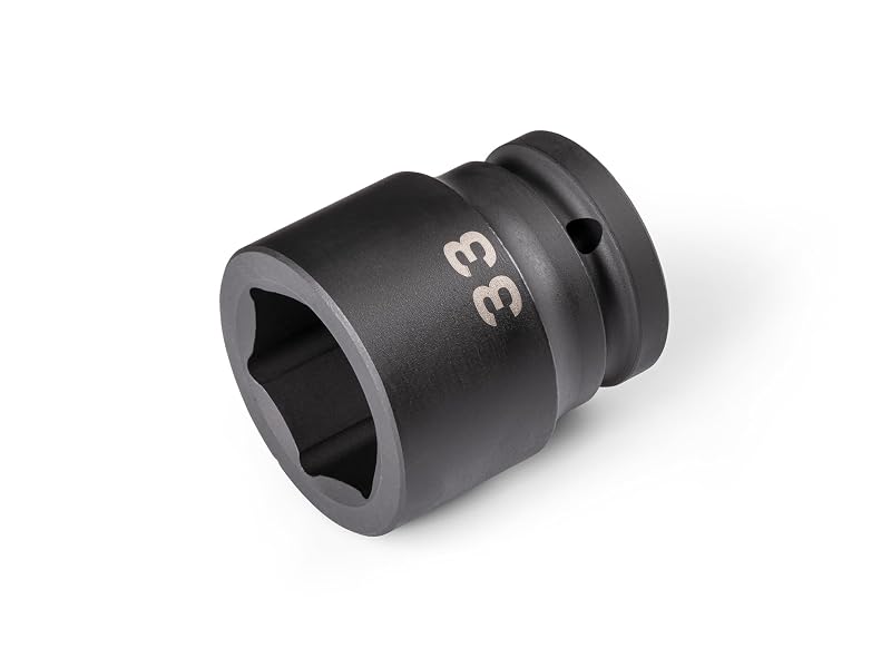 Soquete de impacto TEKTON com encaixe de 19,05 mm (3/4 pol.), sextavado de 33 mm, curto | SID32133