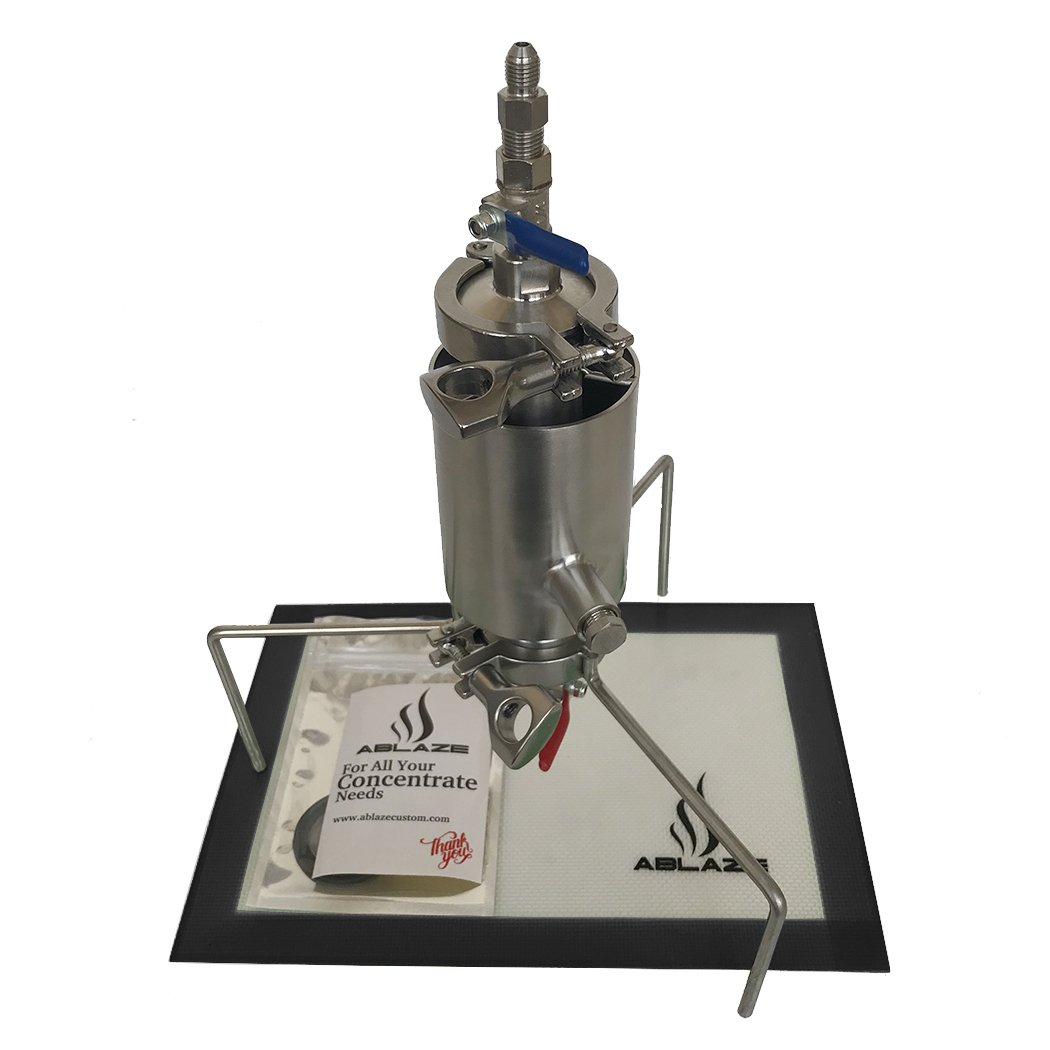 ABLAZE Stainless Steel 45 Gram Vacuum Chamber Tube with Outer Sleeve and Tripod