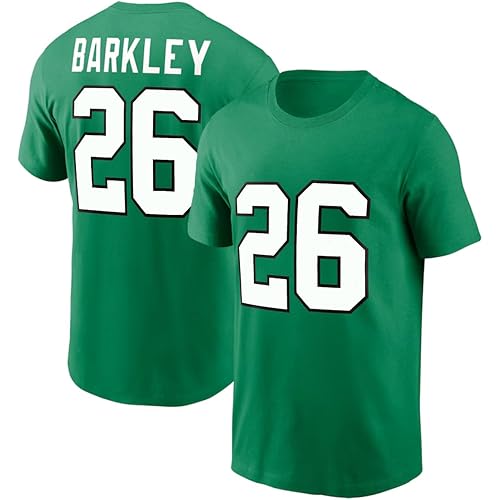 Saquon Barkley #26 Philadelphia Football Shirt Jersey 100% Cotton