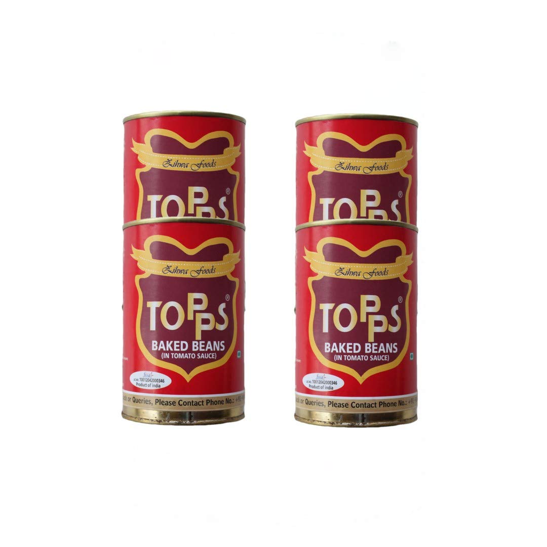 Topps Baked Beans in Tomato Sauce, 450g | Pack of 4-image-38