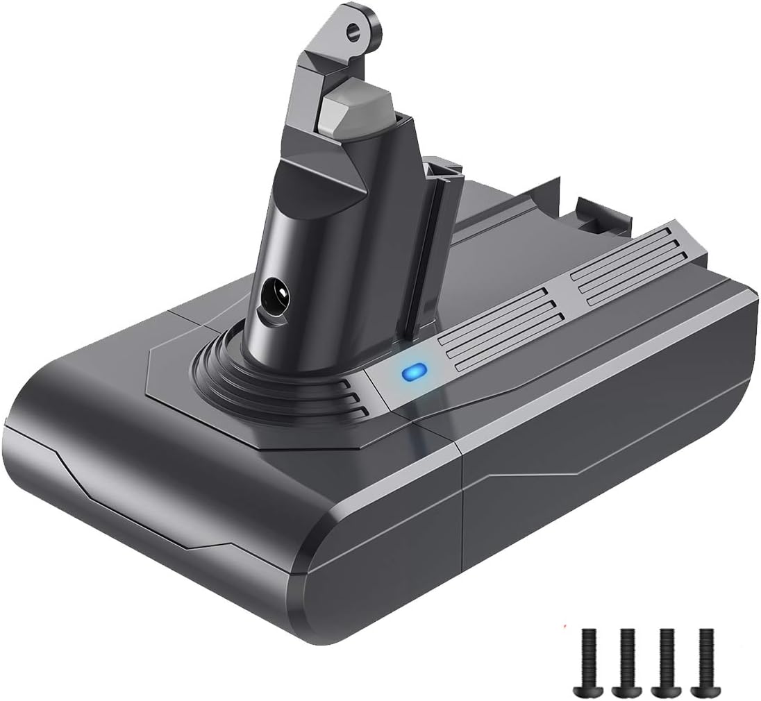 YABER Battery for V6 4600mah SV03 SV04 SV05 SV06 DC62 DC58 DC59 DC61 SV07 SV09 DC72 DC74 21.6V V6 Animal V6 Absolute V6 Fluffy V6 Flexi Vacuum Cleaner