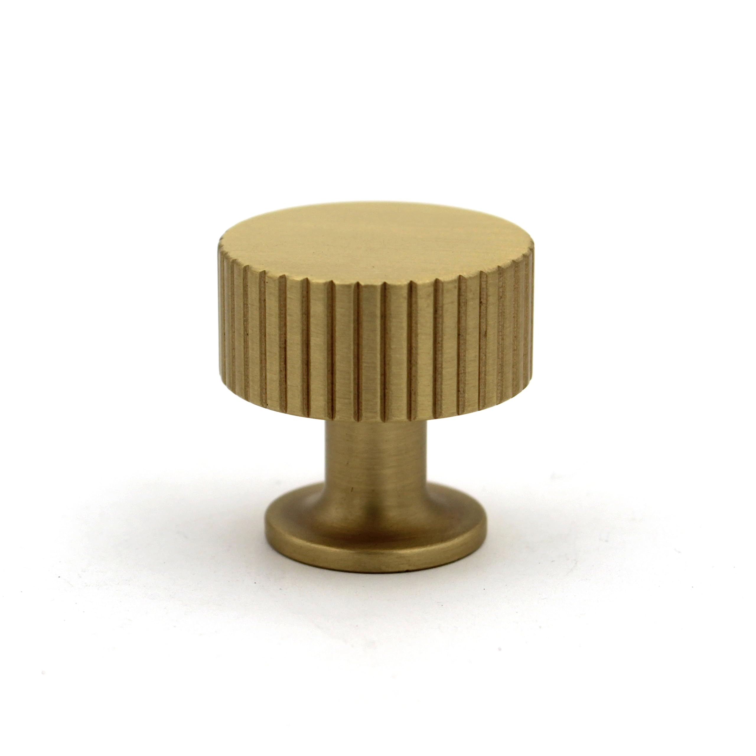 ABVIN Premium Knurled Satin Brass Knobs Handles, Furniture Pulls Cabinets Cupboards Drawers knob ( 1 pcs ) (B0C9M9DQNP) Amazon Price History, Amazon Price Tracker