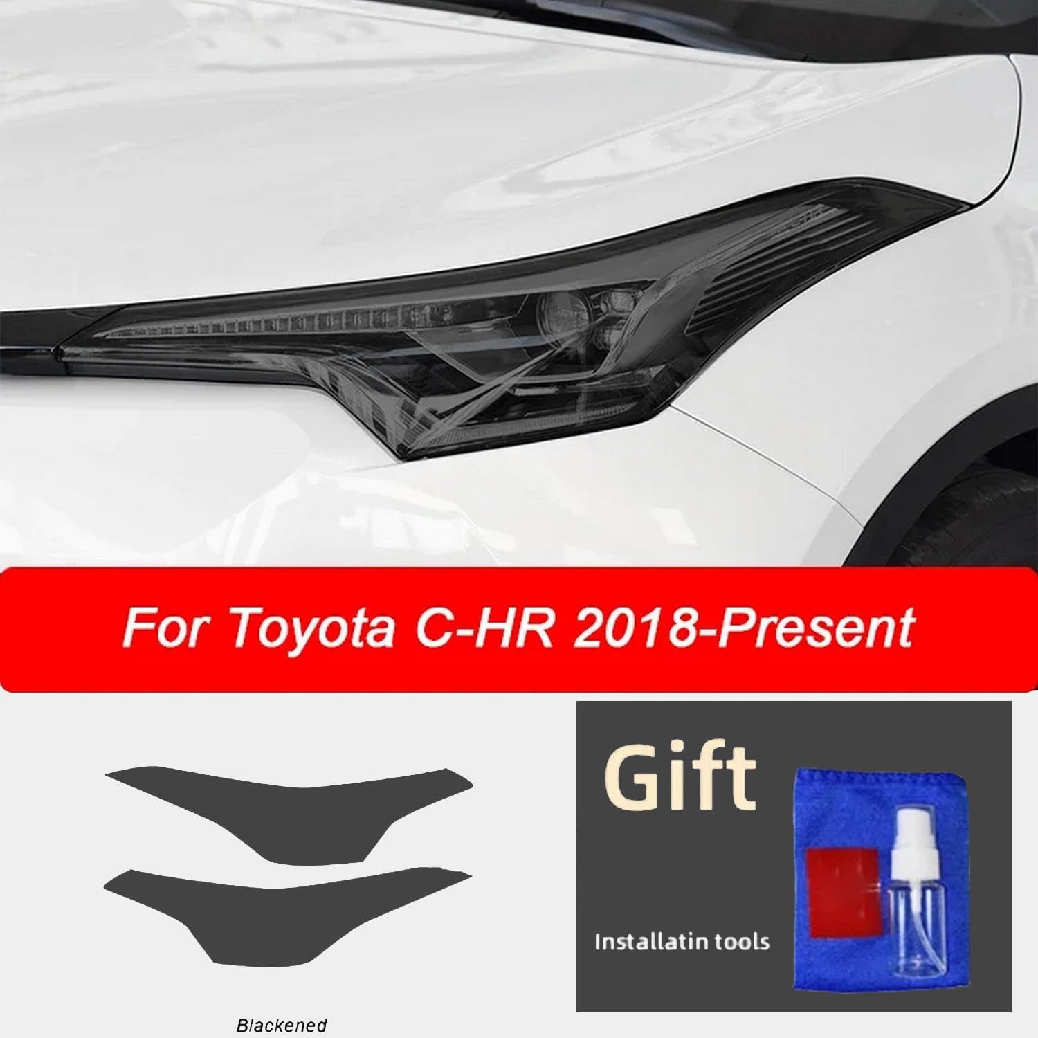 Car Headlight Protective Film,for Toyota CHR 2018 2019 2020 AX10