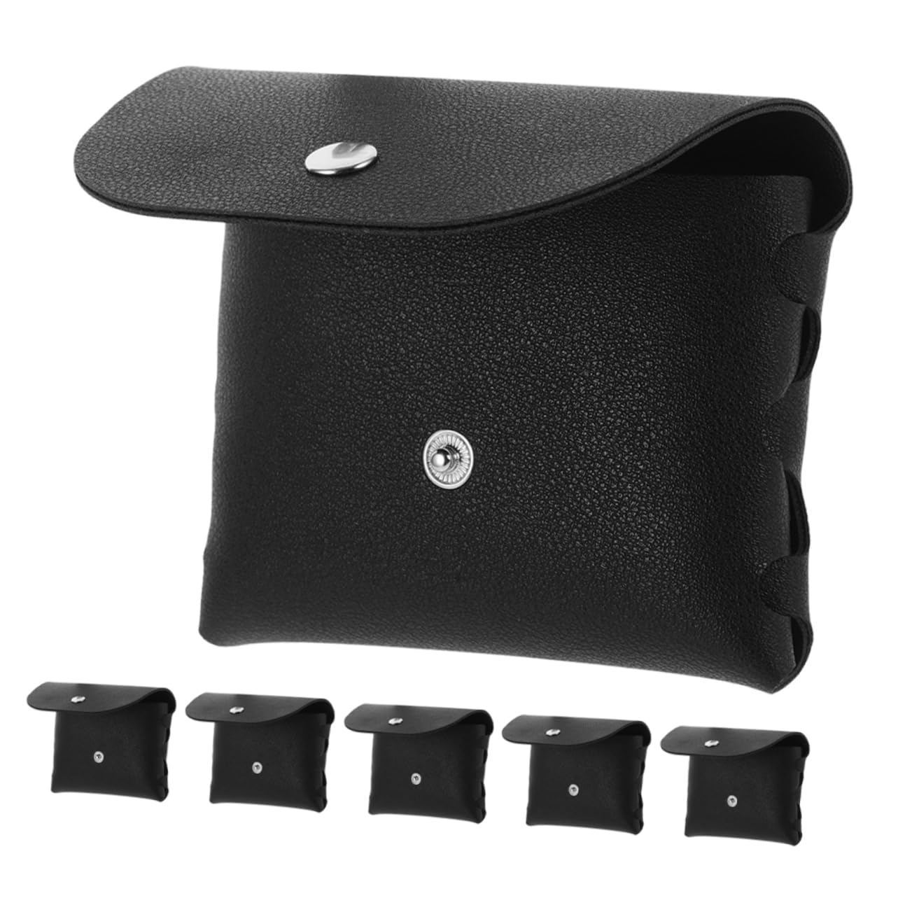 FRCOLOR 6Pcs Sunglasses Storage Bag Portable Folding Eyeglasses Organizer for Sunglasses Readers and More Unisex Design Space Efficient Pouch for Travel and Home Use