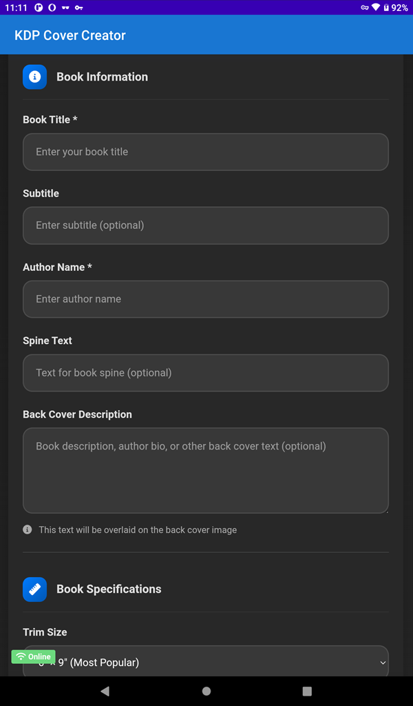 KDP Cover Creator - App on Amazon Appstore