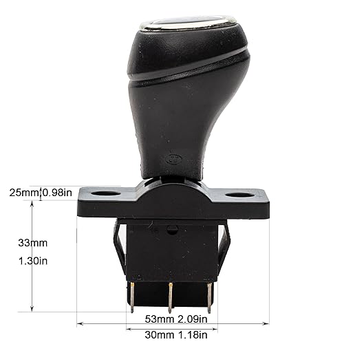 Miniatura 4 de weelye Interruptor de engranaje de manija estacionaria hacia adelante, parada, marcha atrás para niños, automóvil de paseo eléctrico, piezas