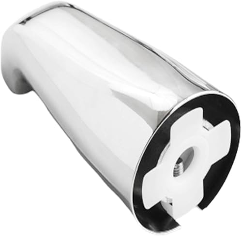 SENTO - Boquilla universal de metal resistente y duradero sin desviador, grifo de bañera de metal resistente sin desviador de ducha, tubo de cobre