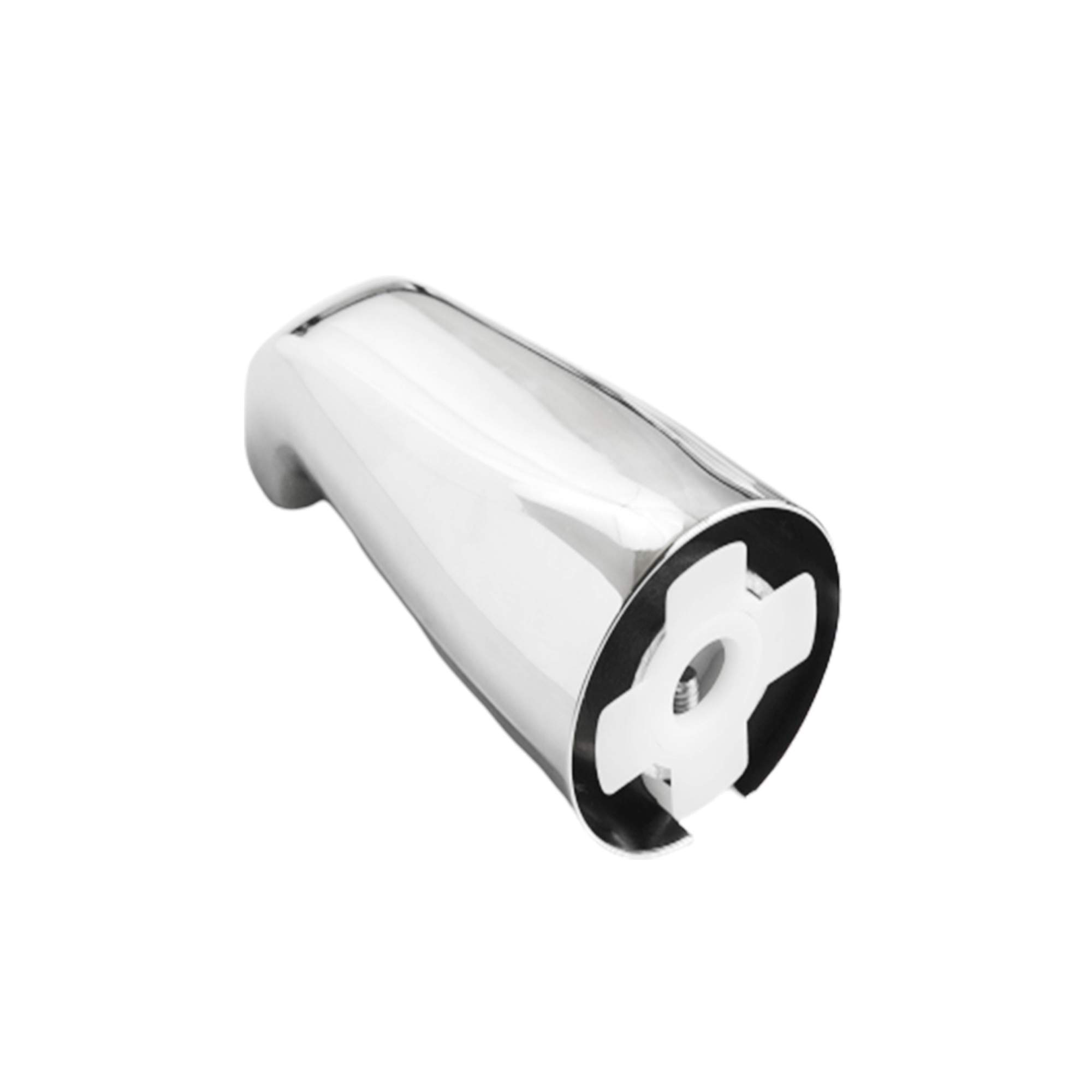 SENTO Slip On Silver Universal Heavy Durable Metal Bathroom Tub Spout Without Diverter, Heavy Duty Metal Bathtub Faucet Without Shower Diverter - 4