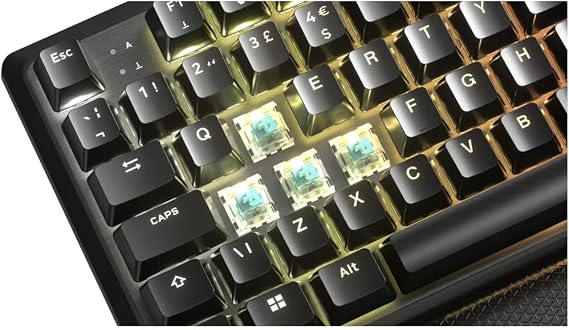 CORSAIR K70 PRO TKL Yüksek Performanslı Hall Etkisi Sensörlü Programlanabilir Oyuncu Klavyesi MGX Switch - Siyah (CH-911911G-TR)