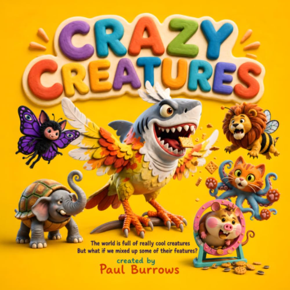 Crazy Creatures: A Hilarious Rhyming Picture Book of Mixed-Up Animal Mashups for Kids (Ages 3–7)