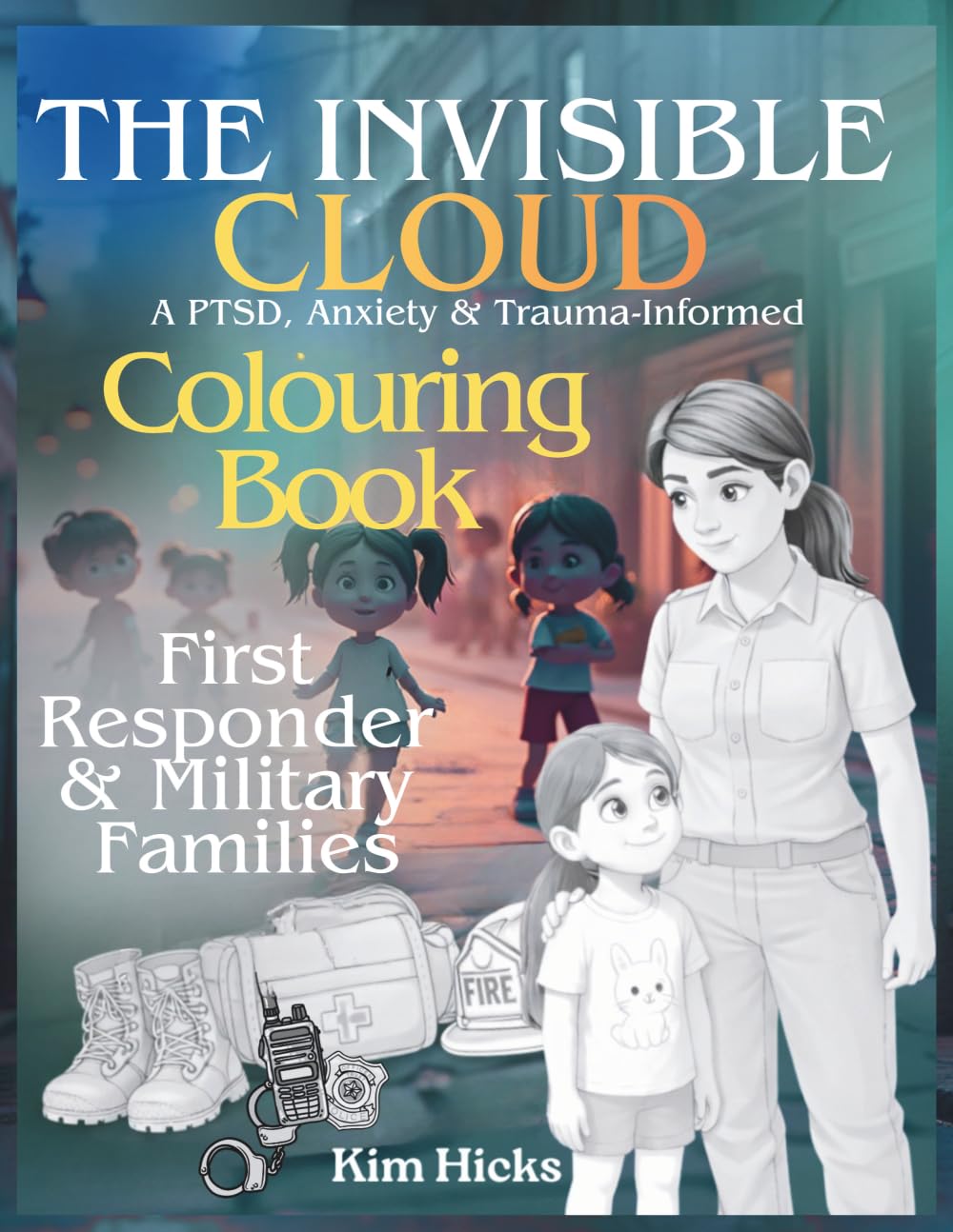 The Invisible Cloud: A PTSD, Anxiety & Trauma-Informed Colouring Book for Children and First Responder Families (Healing Storybook Collection)