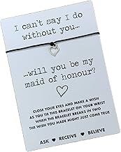 Maid of honour proposal wish bracelet. Will you be my maid of honour?