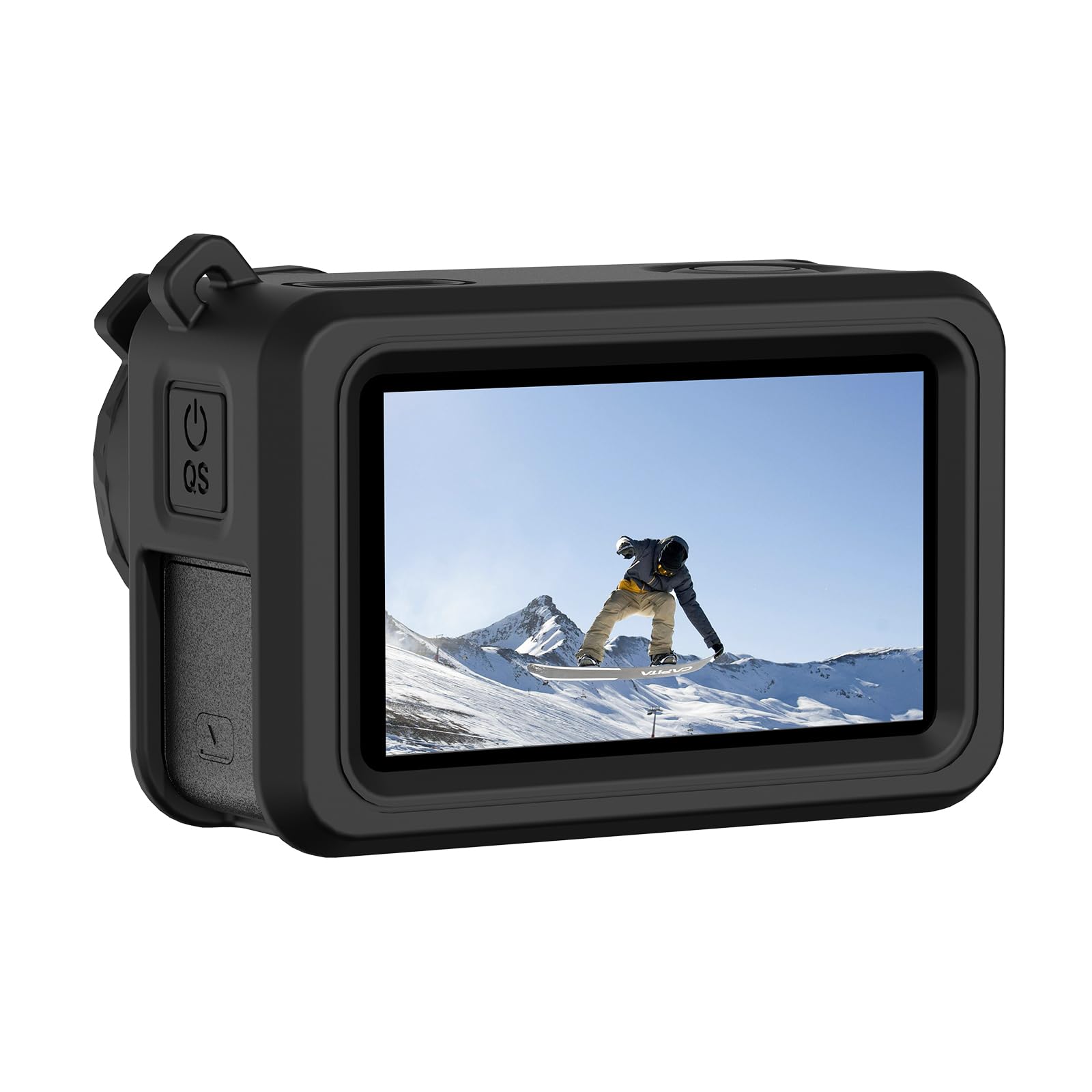 Do Dji Osmo Action 5 Pro silikonowe etui sportowe na obiektyw aparatu obudowa ochronna akcesoria do aparatu sportowego (czarny)