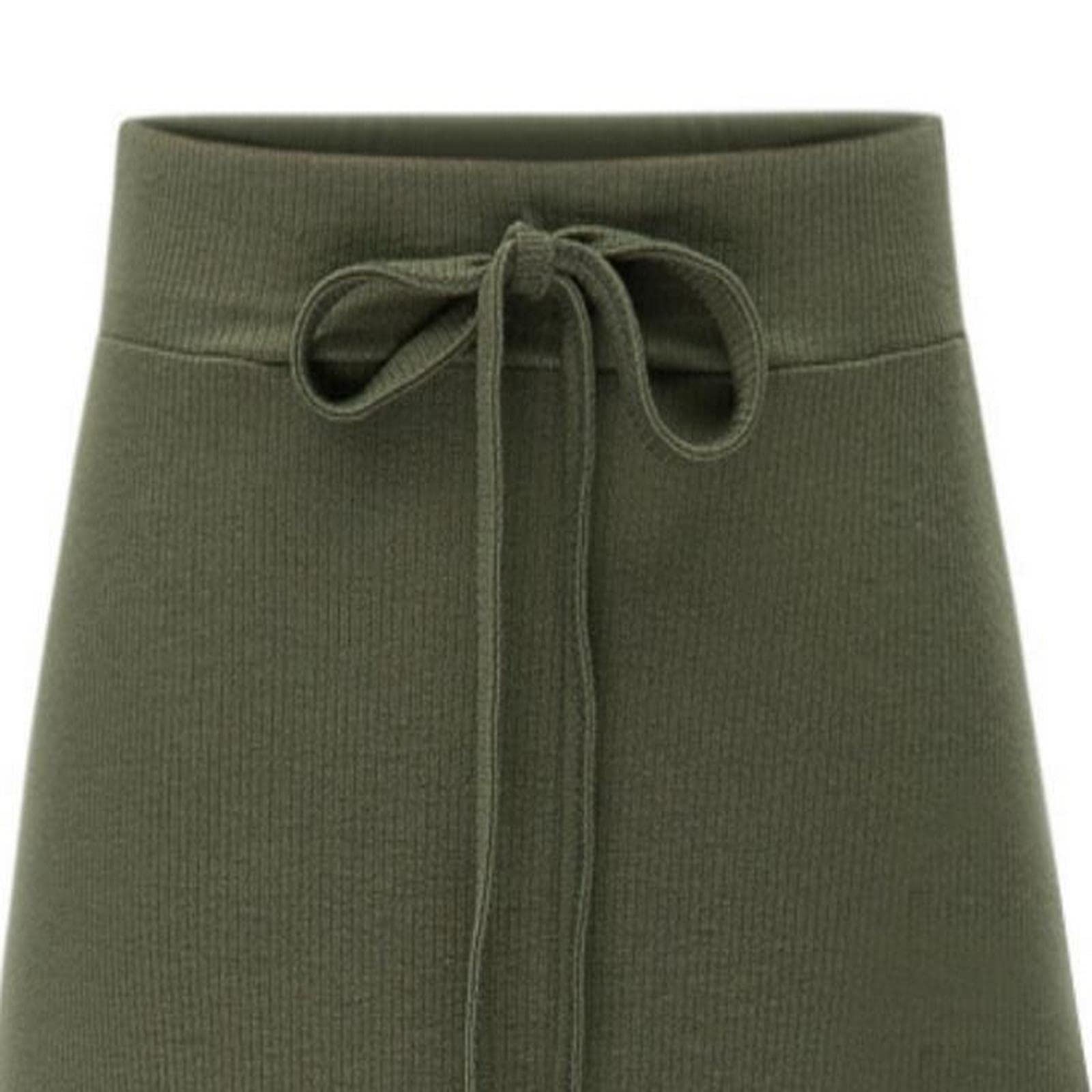 Falda larga para mujer, cintura elástica, talla grande, falda acampanada, falda de cadera, delgada, larga, suelta, falda dividida, faldas de punto de gran tamaño