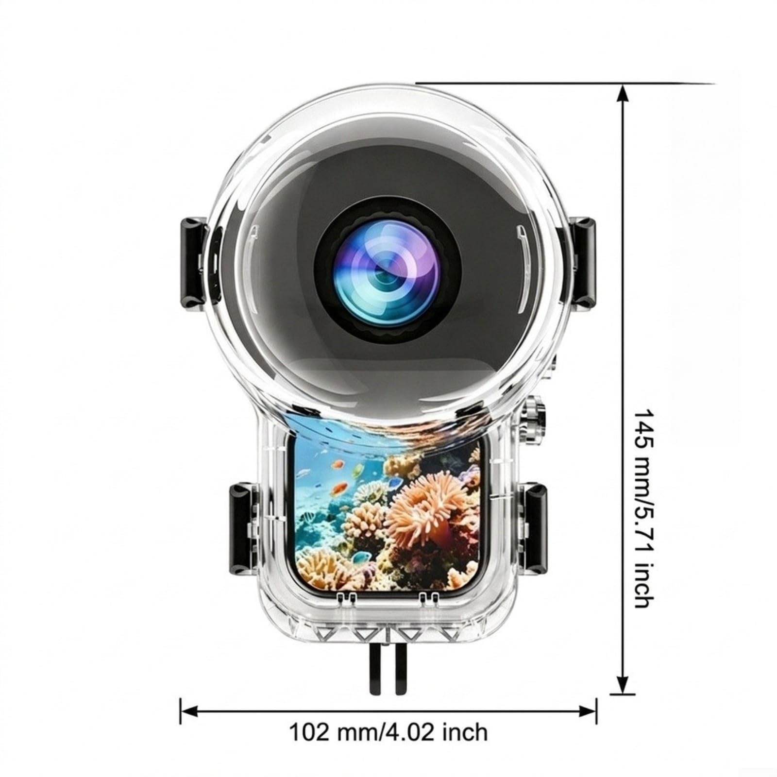 Funda impermeable invisible para Insta360 X6 60m antivaho