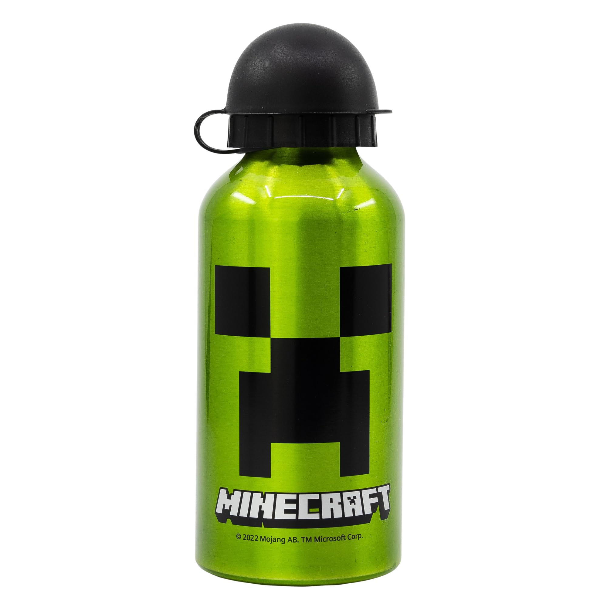 Aluminiowa butelka dla dzieci - butelka dla dzieci - butelka na wodę wielokrotnego użytku Minecraft 400 ml