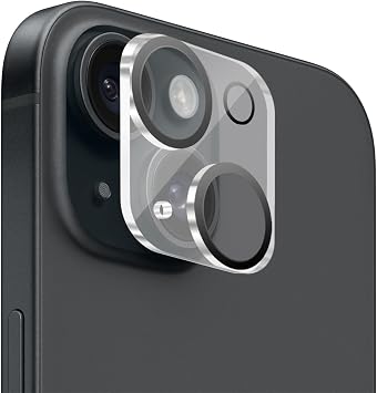 BUFF LABS iPhone 15/15 Plus Camera Lens Protector, BLLK, Transparent
