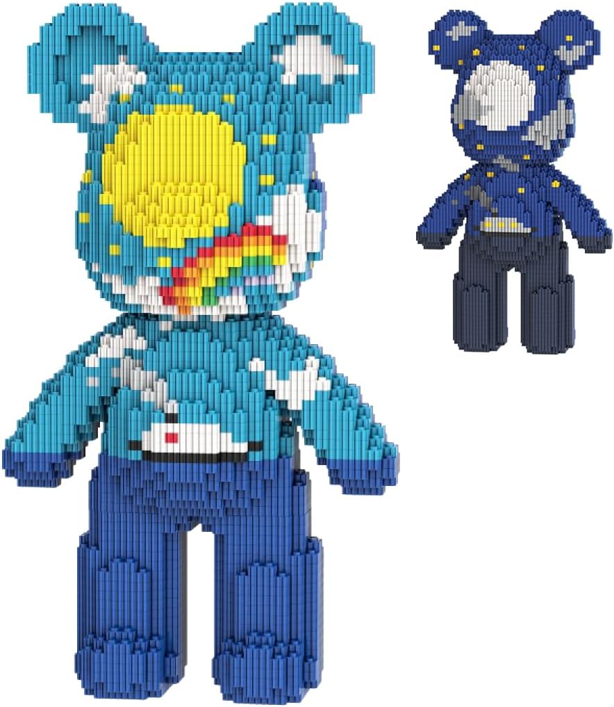 DAHONPA Ship Bear Micro Building Block Set (3680 Pieces), Gift for Adults and Kids