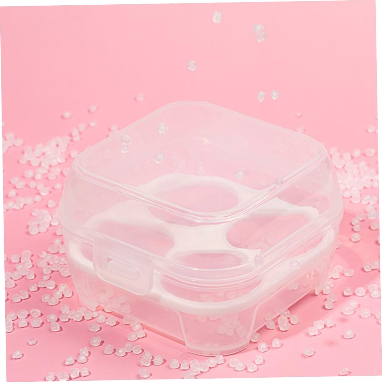 Generic 8pcs Egg Dispenser Carriers Egg Baskets Containers Fridge Can Organizer Holder for Fridge Compact Design for Storage Space