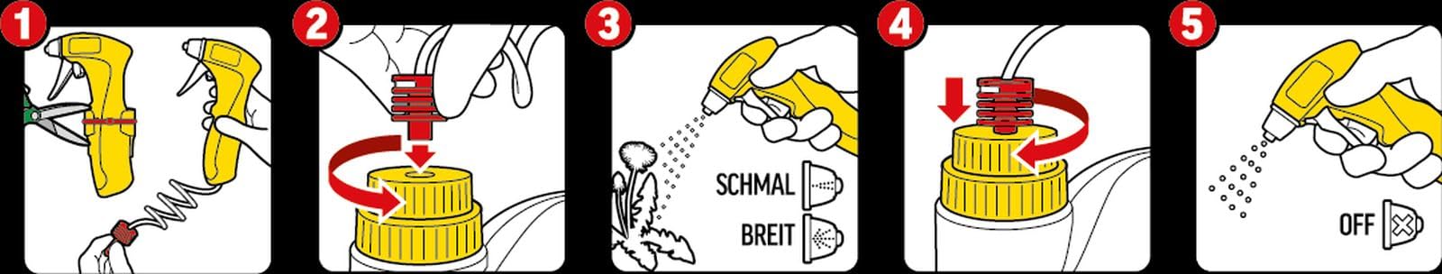 2 X 3L Roundup®Unkrautfrei Total