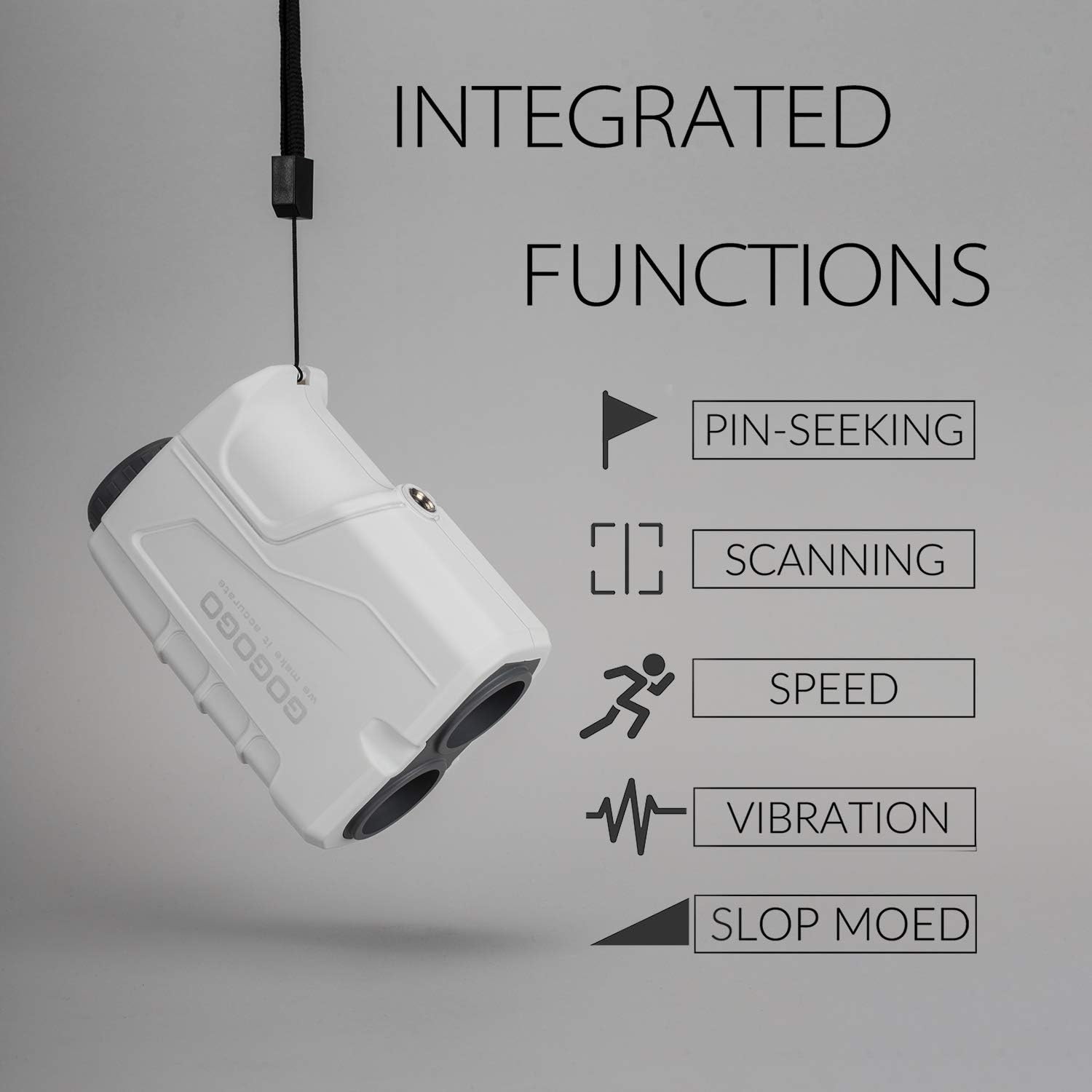 Gogogo Sport Vpro Golf Rangefinder 900 Yards Slope Laser Range Finder with Pinsensor 6X Magnification, Pulse Tech - Compact & Accurate & Clear Reading Yardage Rangefinder : Sports & Outdoors