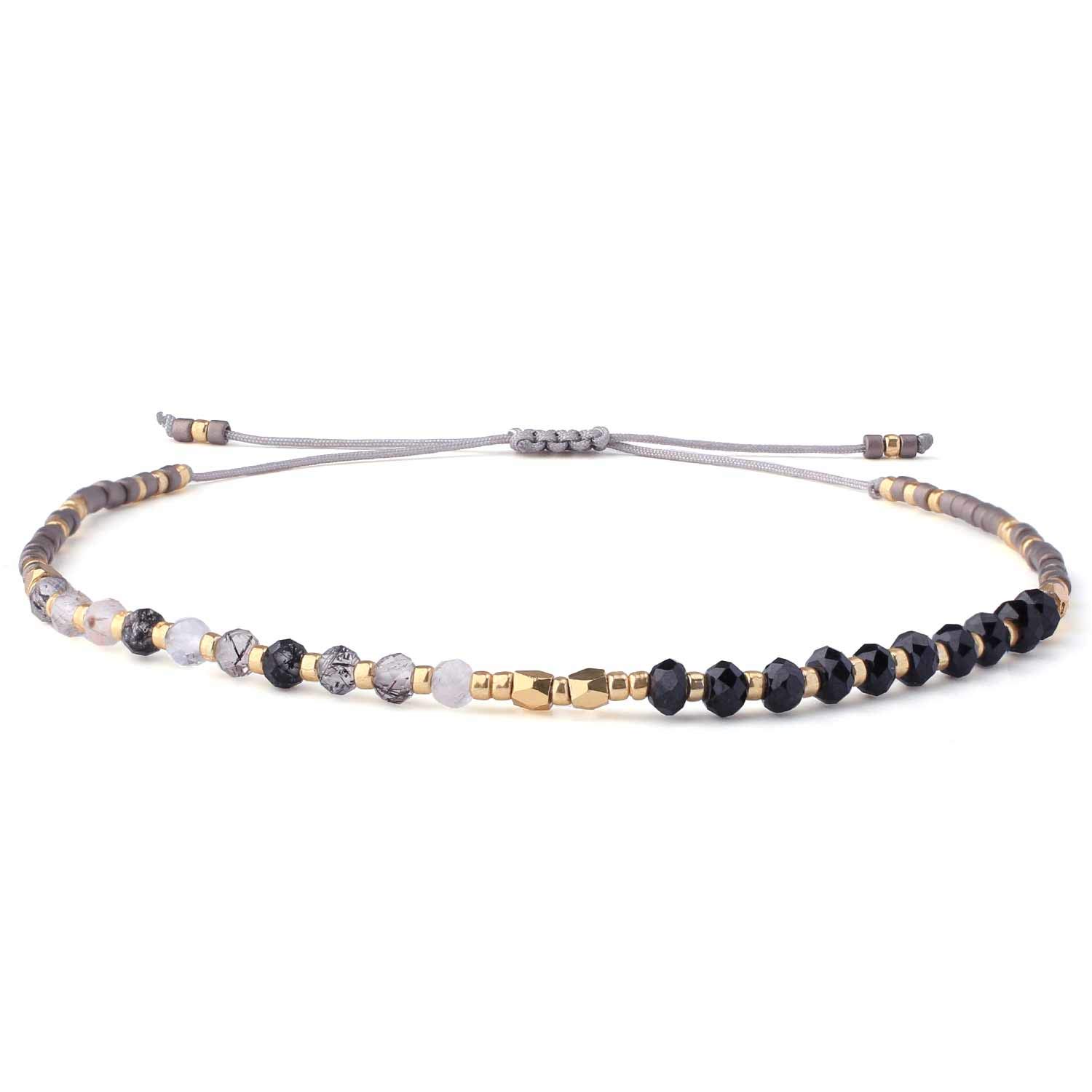 KELITCH Braccialetto Di Perline Di Conchiglia Di Abalone Bracciale Regolabile Con Ciondolo A Forma Di Tartaruga Bracciale Avvolgente Braccialetto Di Amicizia Gioielli