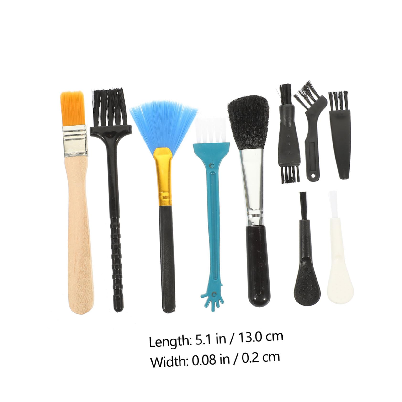 KICHOUSE Cleaning Brush Computer Cleaning Kit Keyboard Cleaner Anti-Static Dust Cleaning Fan for