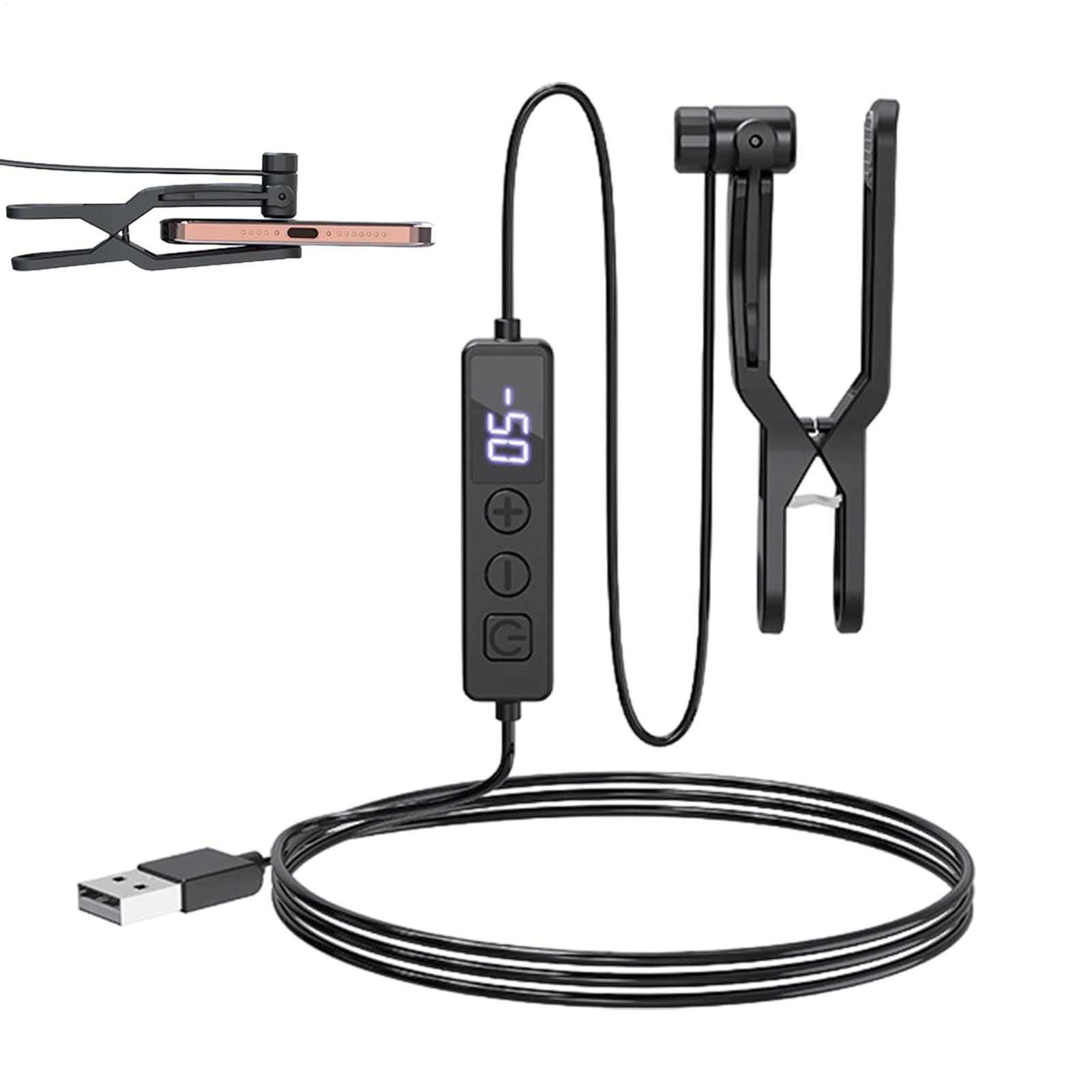 Autoclicker | Manueller Clicker, Klickgerät mit einstellbaren Geschwindigkeiten und digitaler Anzeige für Spiele zum Testen von Anwendungen PC Tablet