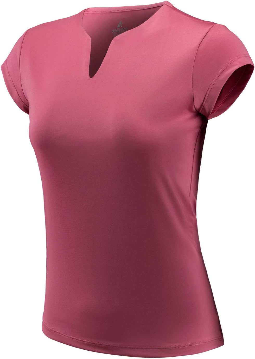 Tennis Shirts for Women Short Sleeves, Solid Golf T Shirts V-Neck Running Pickleball clothes for women