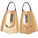 Arena Unisex Adult 50th Anniversary Powerfin Pro II Training Fins for Swimming Silicone Short Blade Open Heel Left/Right Custom Design, Size 7.5-9
