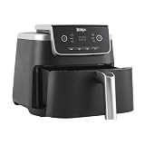 Ninja Air Fryer PRO 4.7L, Single Drawer, 4-in-1, Air Fry, Roast, Reheat, Dehydrate, Cooks 1-2 Portions, Digital, Cook From Frozen, Non-Stick Drawer & Crisper Basket, 1750W , Black AF140UK 4.7L (H. 26.5 x W. 28.5 x D. 36 cm) Air Fryer Pro Black