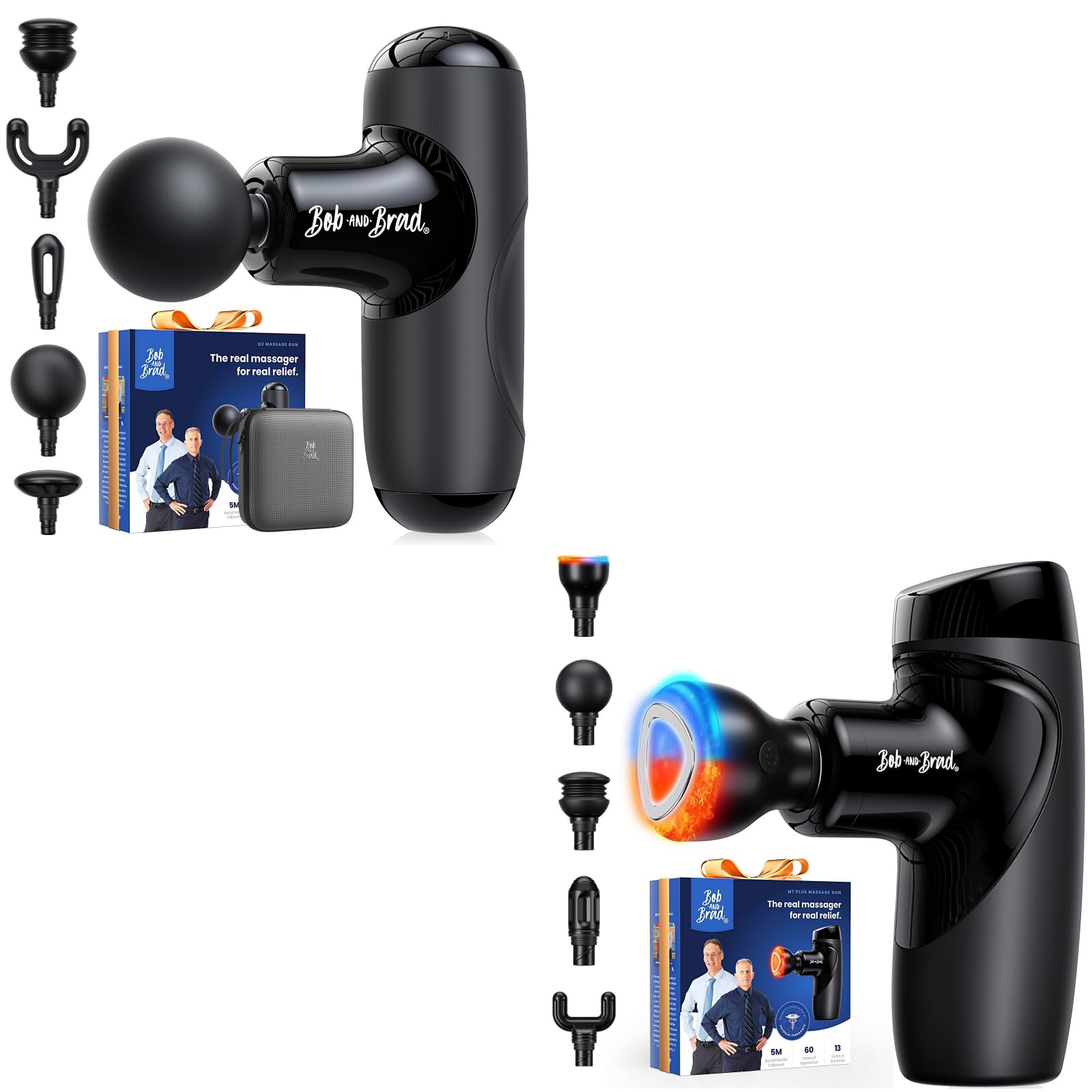 Amazon.com: BOB AND BRAD Q2 Mini Massage Gun and M7 Plus Massage