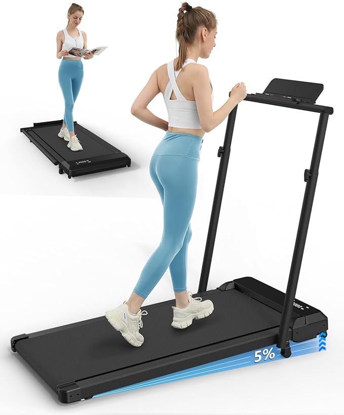 Caminadora Plegable con Inclinación 2.5HP Negra