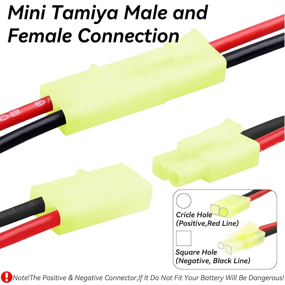 denden☆ Amazon.com: Tosiicop Mini Tamiya Connector to Deans - T Plug