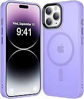 Vista 14 de Funda compatible con iPhone 14/13 [compatible con Magsafe y protección de grado militar] Funda delgada magnética translúcida mate para iPhone 13/14