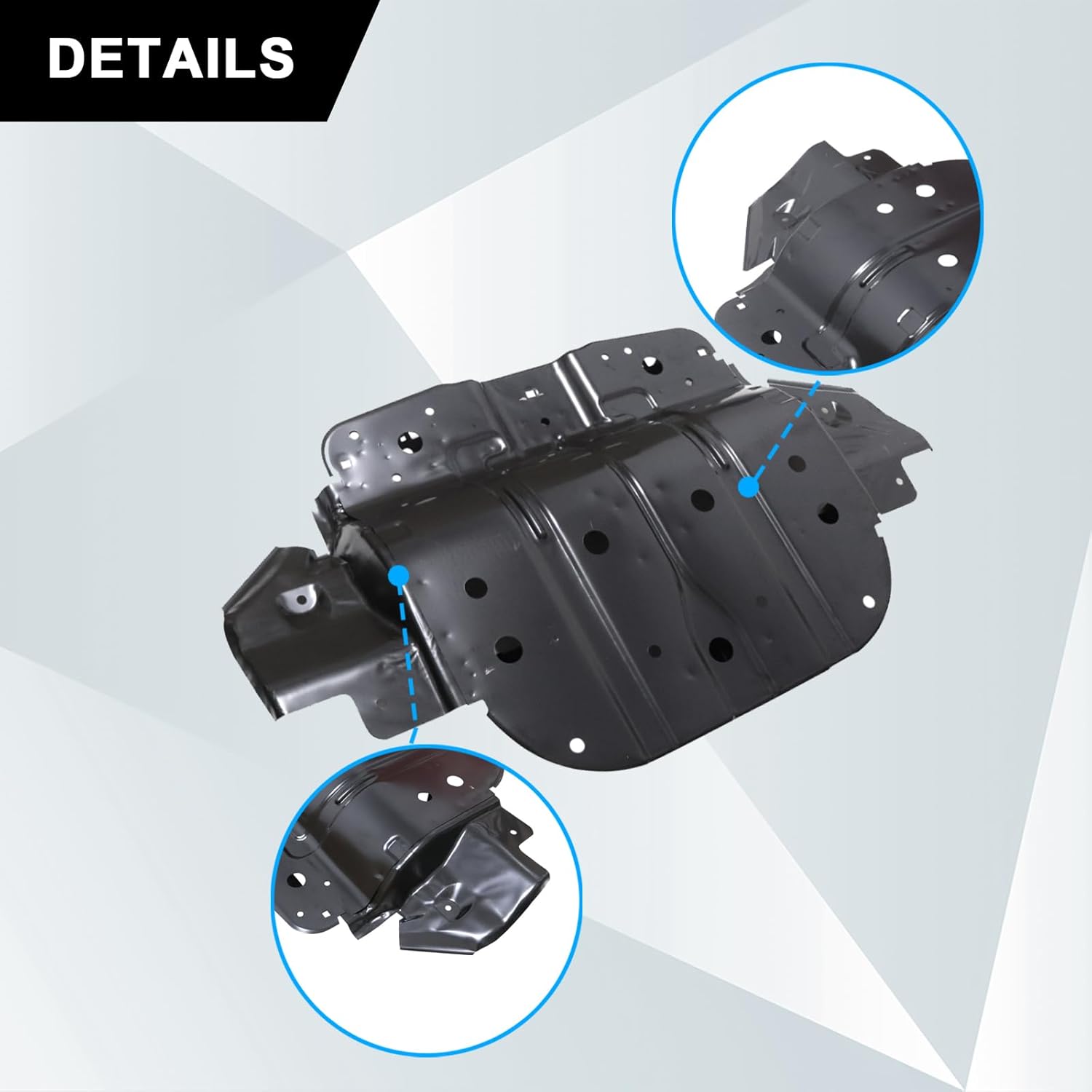 SecosAutoparts Under Belly Guard Front Engine Skid Plate Compatible with Toyota Tundra Sequoia 2007-2022 Replace# 514100C010, 51410-0C010