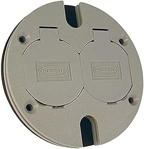 Hubbell-Raco 6245 Duplex Cover, Non-Metal, Ivory (Pack of 10) - Amazon.com