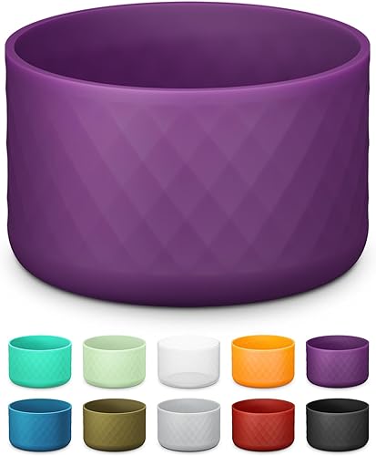 Miniatura 16 de Funda de silicona para botella de agua Owala 40 oz, funda protectora antideslizante para botellas de acero inoxidable FreeSip/Twist/Flip, cubierta