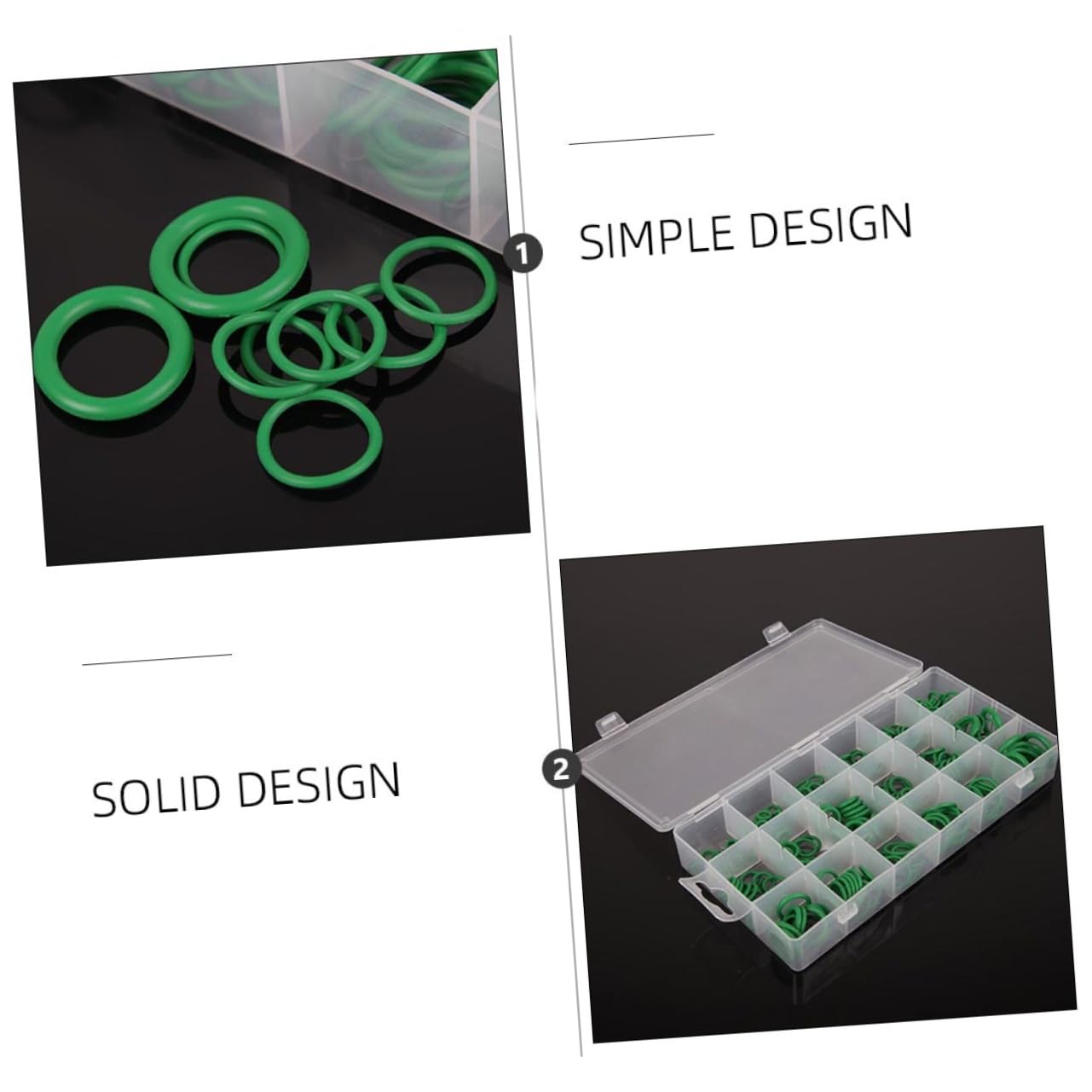 530pcs Gasket Repair Kit for Automotive and Plumbing Sealing Assortment Leak Sealing Gaskets for Home and Mechanical Applications