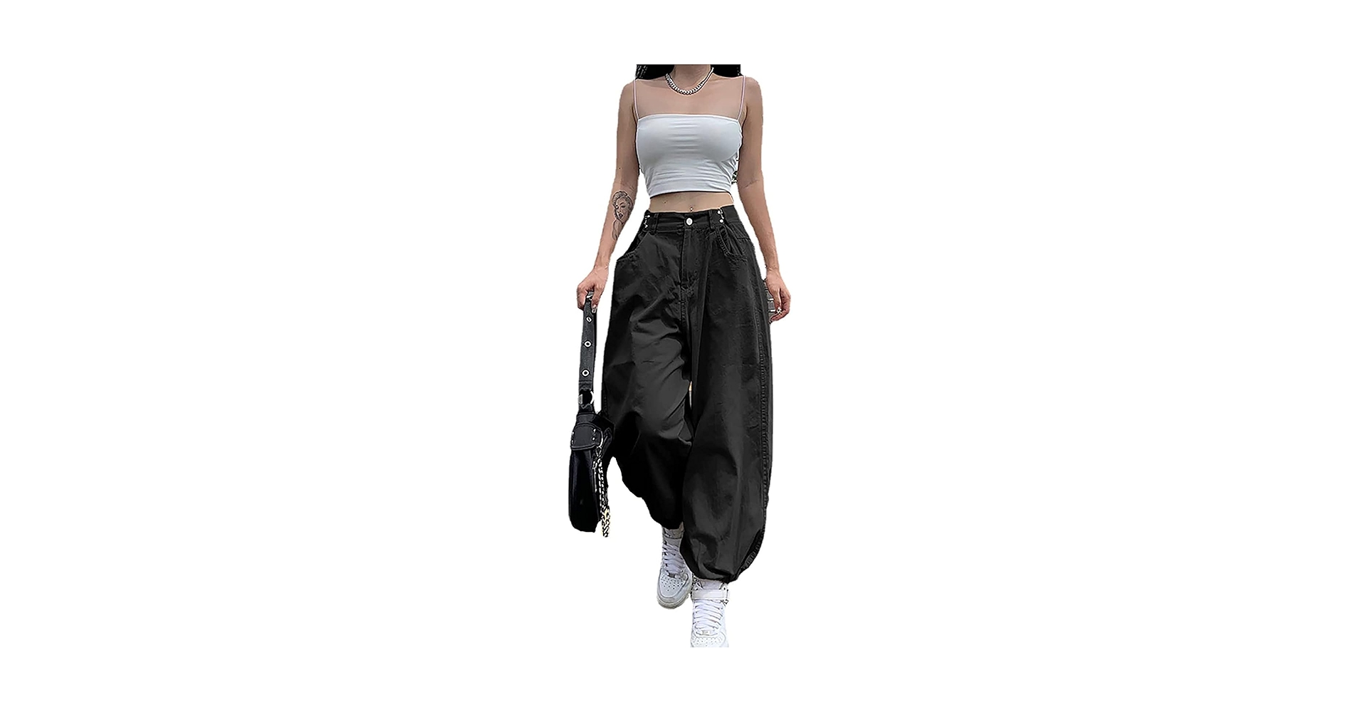 Amazon.com: Harajuku ins Street Hipster Waist Adjustable