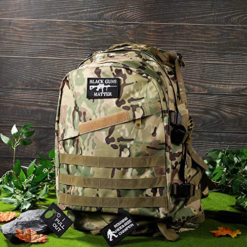 20 Pieces Tactical Embroidery Patch Funny Military Patch Full Embroidered Appliques for Caps Bags Vests Military Uniforms - Image 4