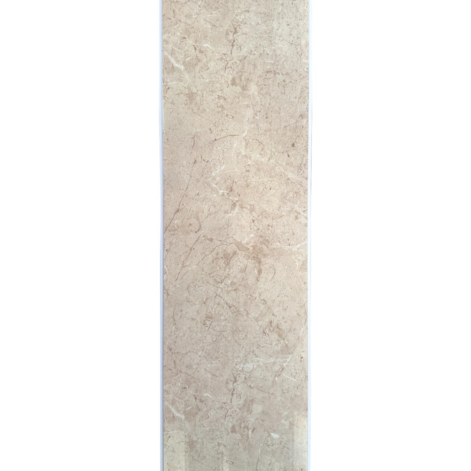 Built Right Bathroom Cladding Pack of 4, 8mm x 250mm x 2700mm, Waterproof Wall Splash Panels, Tongue & Groove Shower Wall Panels for Bathroom, Wet Room & Shower Enclosure, Covers 2.7m², Sand Marble