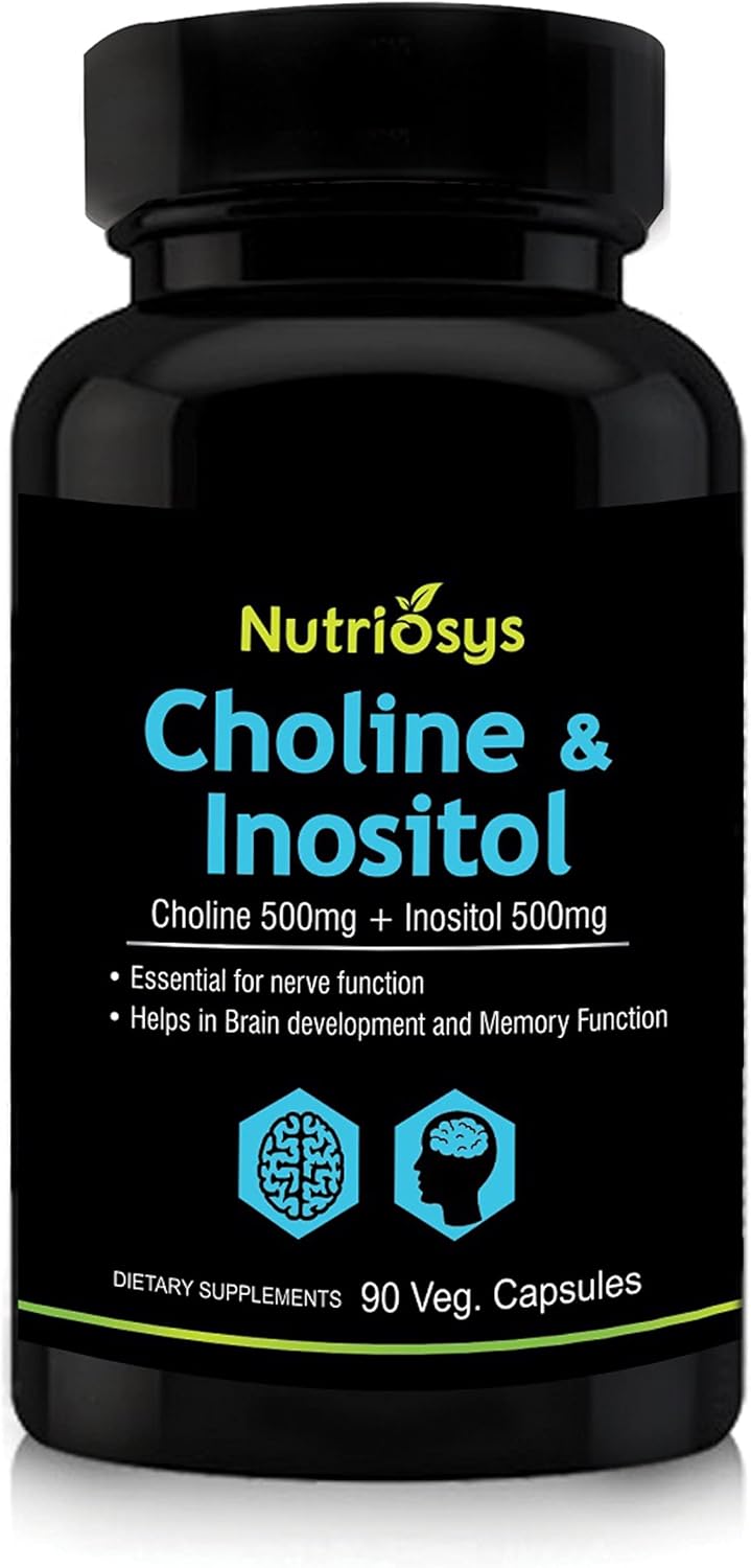 Nutriosys Choline & Inositol 1000mg Serving (Choline 500mg